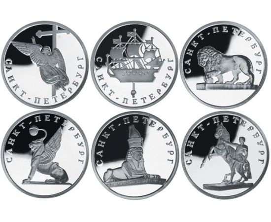 Монета Наборы монет России 1 рубль 2003 Серебро Россия - изображение 49