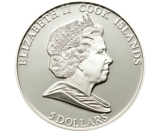 Монета Австралия и Океания 5 $ 2011 Серебро о-ва Кука - изображение 38 Монета Австралия и Океания 5 $ 2011 Серебро о-ва Кука - изображение 38