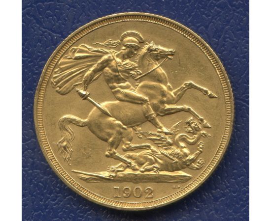 Монета Великобритания 2 фунта 1902 Золото Англия - изображение 47 Монета Великобритания 2 фунта 1902 Золото Англия - изображение 47