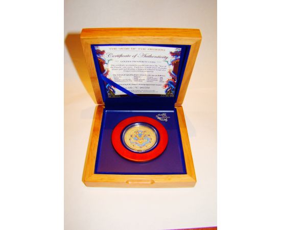 Монета Год Дракона 50 долларов 2012 Золото острова Кука - изображение 87