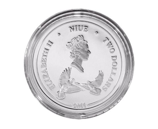 Монета Австралия и Океания 2 $ 2011 Серебро Ниуэ - изображение 55
