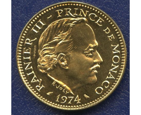 Монета Монако 5 франков 1974 Золото Монако - изображение 49 Монета Монако 5 франков 1974 Золото Монако - изображение 49