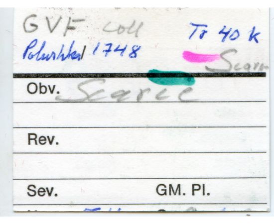 Монета Елизавета Петровна (1741-1762) полушка 1748 Медь Россия - изображение 38