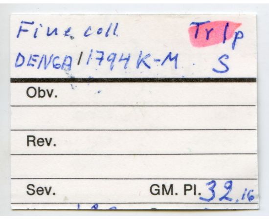 Монета Екатерина II (1762-1796) деньга 1794 Медь Россия - изображение 38