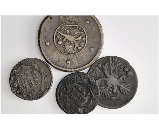 Монета Петр II (1727-1730) 1730 Медь Россия - изображение 25