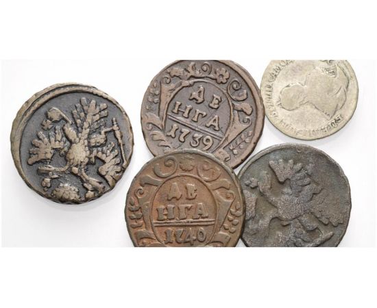 Монета Анна Иоанновна (1730-1740) Медь Россия - изображение 25