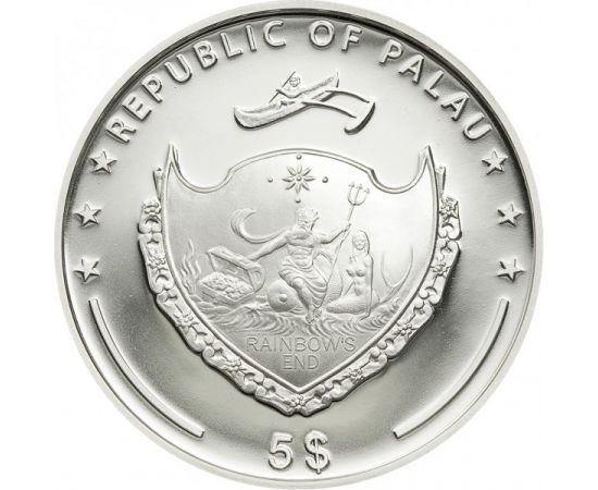 Монета Австралия и Океания 5 $ 2012 Серебро Палау - изображение 50
