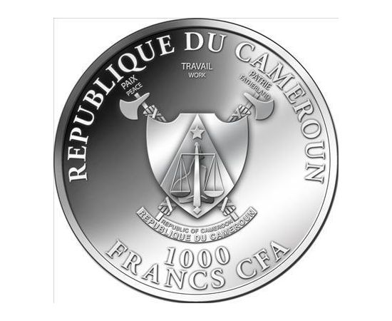 Монета Африка 1000 франков 2012 Серебро Камерун - изображение 44