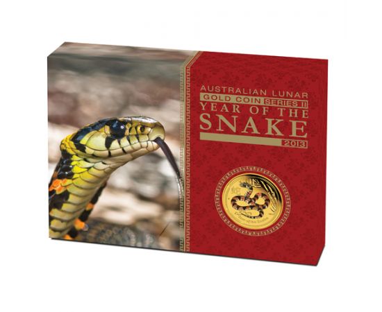 Монета Год Змеи 15 долларов 2013 Золото Австралия - изображение 94