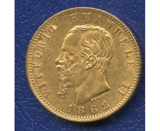 Монета Италия 20 лир 1862 Золото Италия - изображение 49