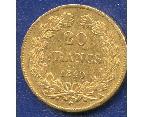 Монета Франция 20 франков 1840 Золото Франция - изображение 50