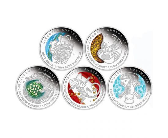 Монета Наборы монет иностранных государств 15 $ 2010 Платина Австралия - изображение 49