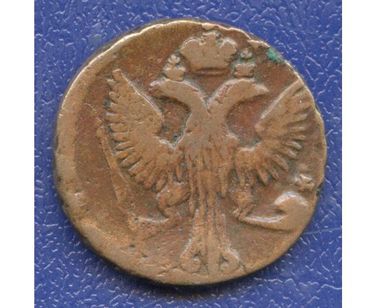 Монета Елизавета Петровна (1741-1762) деньга 1747 Медь Россия - изображение 50