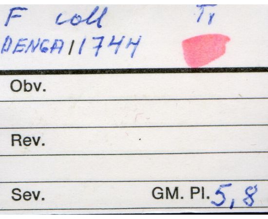 Монета Елизавета Петровна (1741-1762) деньга 1744 Медь Россия - изображение 51