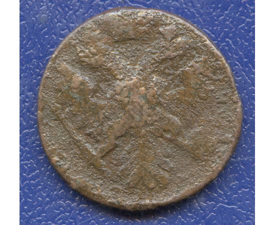 Монета Елизавета Петровна (1741-1762) деньга 1743 Медь Россия - изображение 50