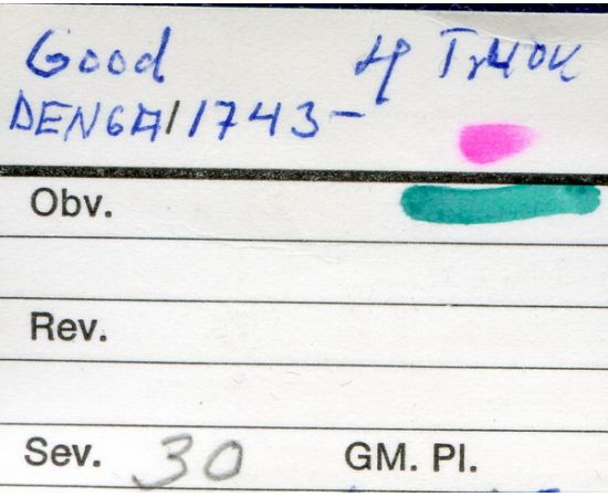 Монета Елизавета Петровна (1741-1762) деньга 1743 Медь Россия - изображение 51