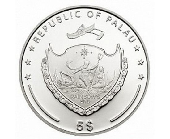 Монета Австралия и Океания 5 $ 2013 Серебро Палау - изображение 50
