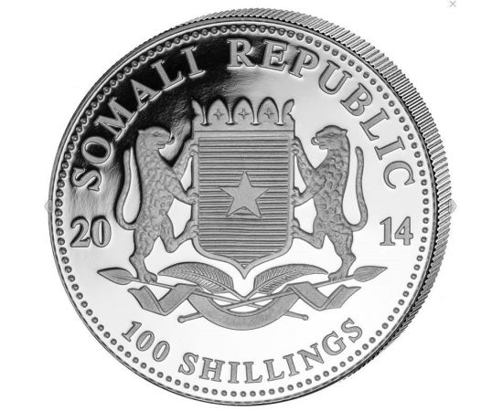 Монета Наборы монет иностранных государств 100 шиллингов 2014 Серебро Сомали - изображение 47