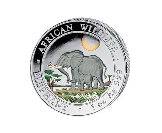 Монета Африка 100 шиллингов 2011 Серебро Сомали - изображение 43