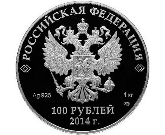Монета Памятные и инвестиционные монеты России 100 рублей 2013 Серебро Россия - изображение 50