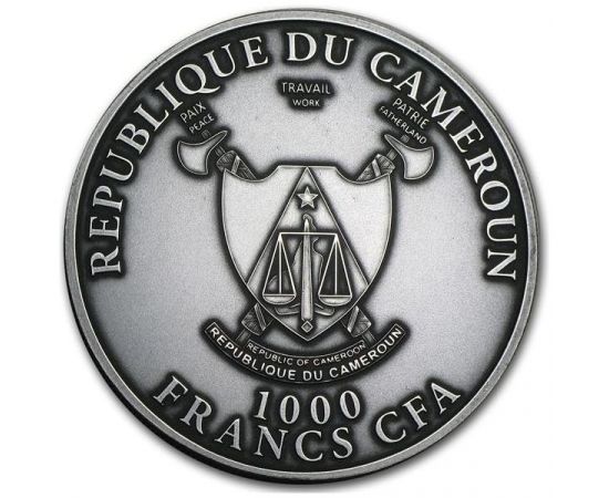 Монета Африка 1000 франков 2013 Серебро Камерун - изображение 58