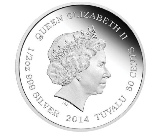 Монета Австралия и Океания 50 центов 2014 Серебро Тувалу - изображение 50