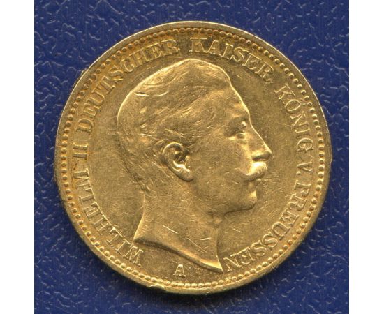 Монета Германия 20 марок 1889 Золото Пруссия - изображение 49 Монета Германия 20 марок 1889 Золото Пруссия - изображение 49