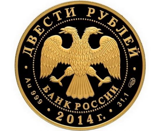 Монета Памятные и инвестиционные монеты России 200 рублей 2014 Золото Россия - изображение 50