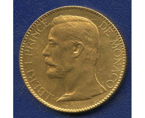 Монета Монако 100 франков 1896 Золото Монако - изображение 49