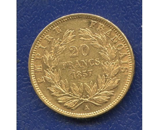 Монета Франция 20 франков 1857 Золото Франция - изображение 47