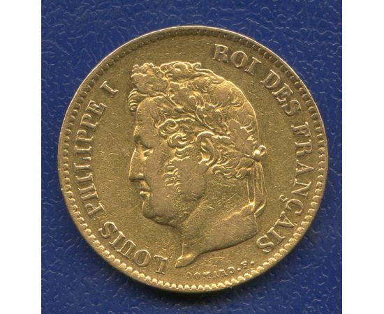 Монета Франция 40 франков 1831 Золото Франция - изображение 49 Монета Франция 40 франков 1831 Золото Франция - изображение 49