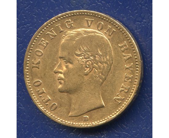 Монета Германия 20 марок 1895 Золото Бавария - изображение 49 Монета Германия 20 марок 1895 Золото Бавария - изображение 49