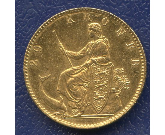 Монета Дания 20 крон 1873 Золото Дания - изображение 50 Монета Дания 20 крон 1873 Золото Дания - изображение 50