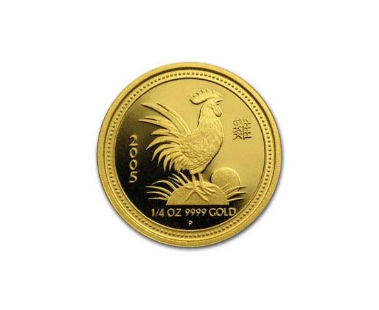 Монета Год Петуха 25 долларов 2005 Золото Австралия - изображение 55
