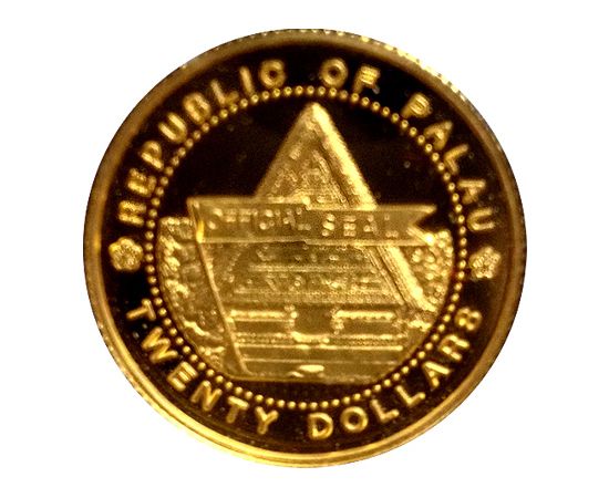 Монета Год Крысы 20 долларов 1996 Золото Палау - изображение 50