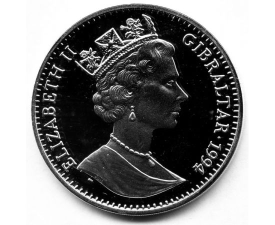 Монета Наборы монет иностранных государств 1 крона 1994 Серебро Гибралтар - изображение 50