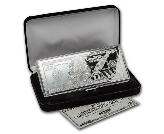 Монета Банкноты 100 $ 2017 Серебро США - изображение 51