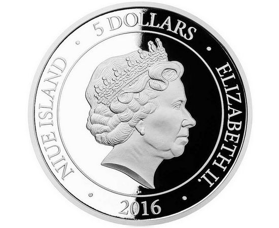 Монета Австралия и Океания 5 $ 2016 Серебро Ниуэ - изображение 80