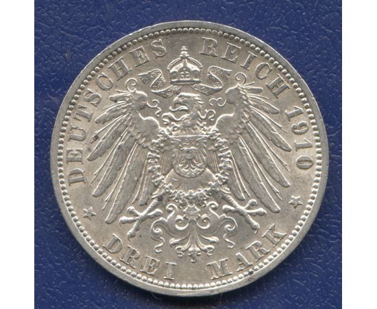 Монета Германия 3 марки 1910 Серебро Германия - изображение 50