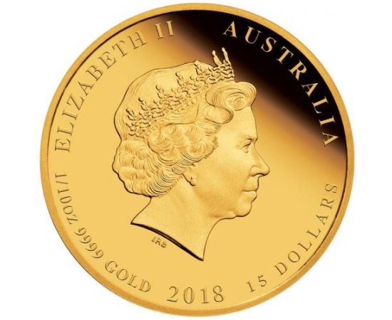 Монета Год Собаки 15 долларов 2018 Золото Австралия - изображение 92