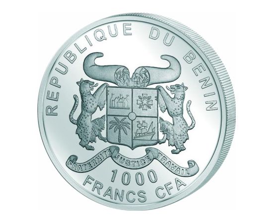 Монета Африка 1000 франков 2017 Серебро Бенин - изображение 58