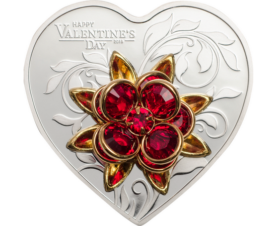 Монета День Святого Валентина 5 $ 2019 Серебро о-ва Кука - изображение 49