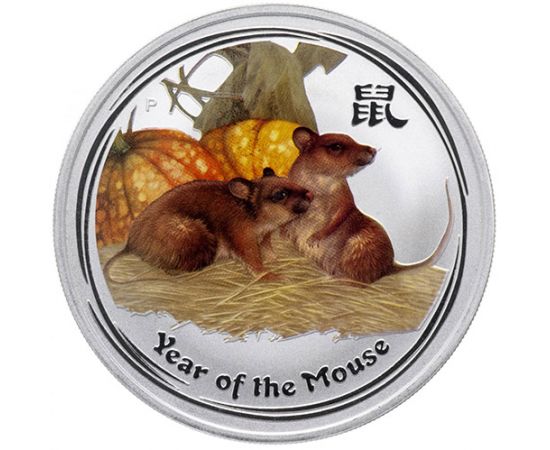 Монета Год Крысы 8 долларов 2008 Серебро Австралия - изображение 55 Монета Год Крысы 8 долларов 2008 Серебро Австралия - изображение 55