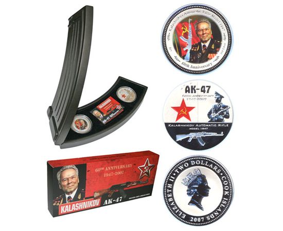 Монета Наборы монет иностранных государств 2 $ 2007 Серебро о-ва Кука - изображение 46